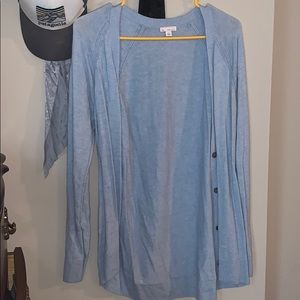 Gap light blue cardigan